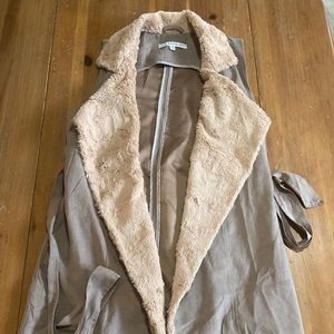 Hyfve Size small faux fur long vest